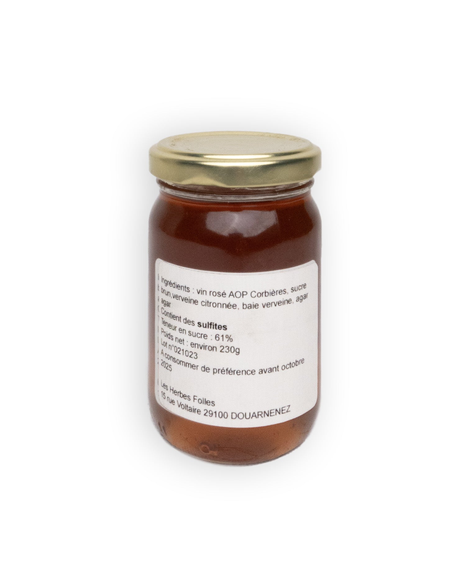 Confit Vin Rosé | Verveines - 230g
