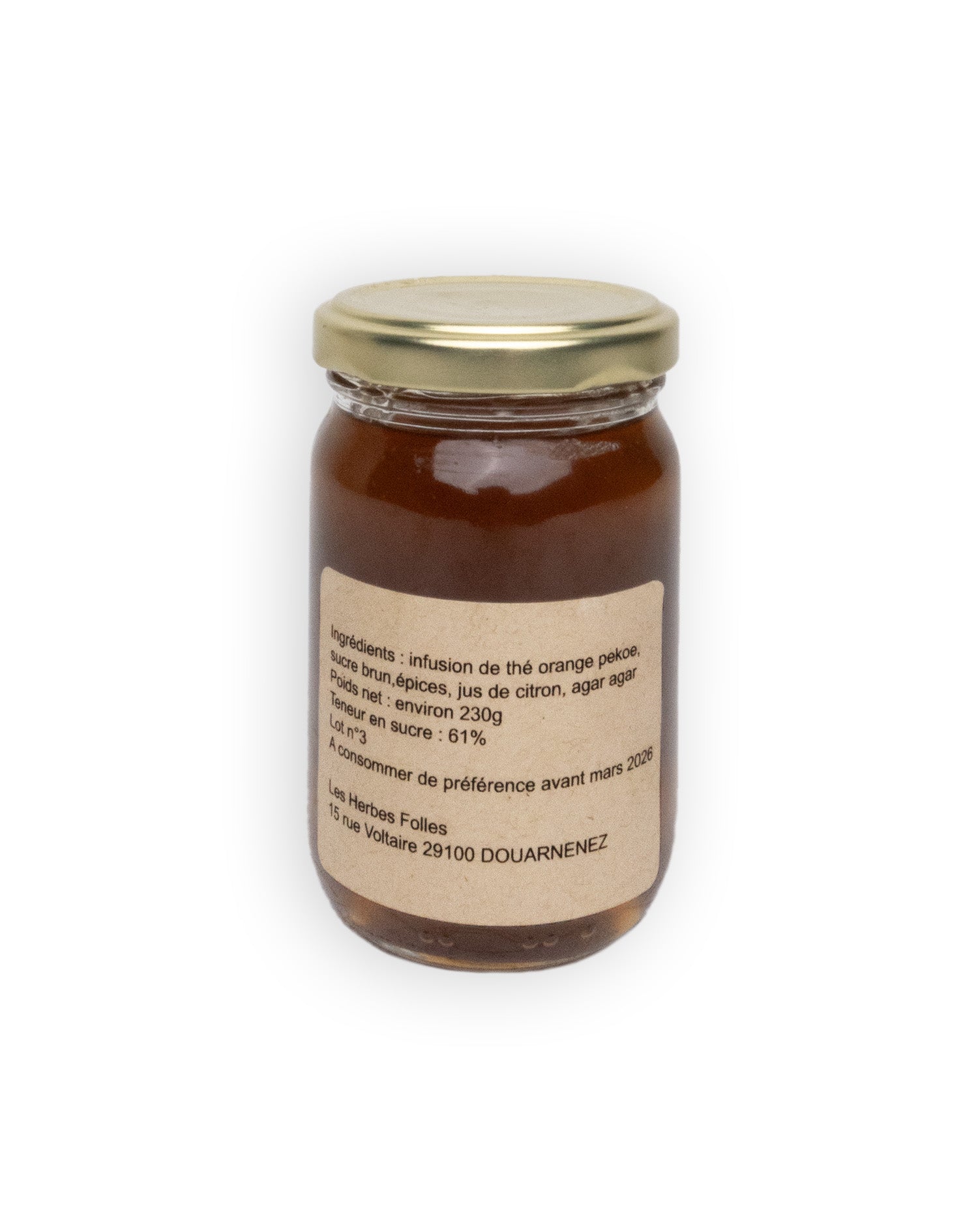 Confit Thé Noir | Epices - 230g