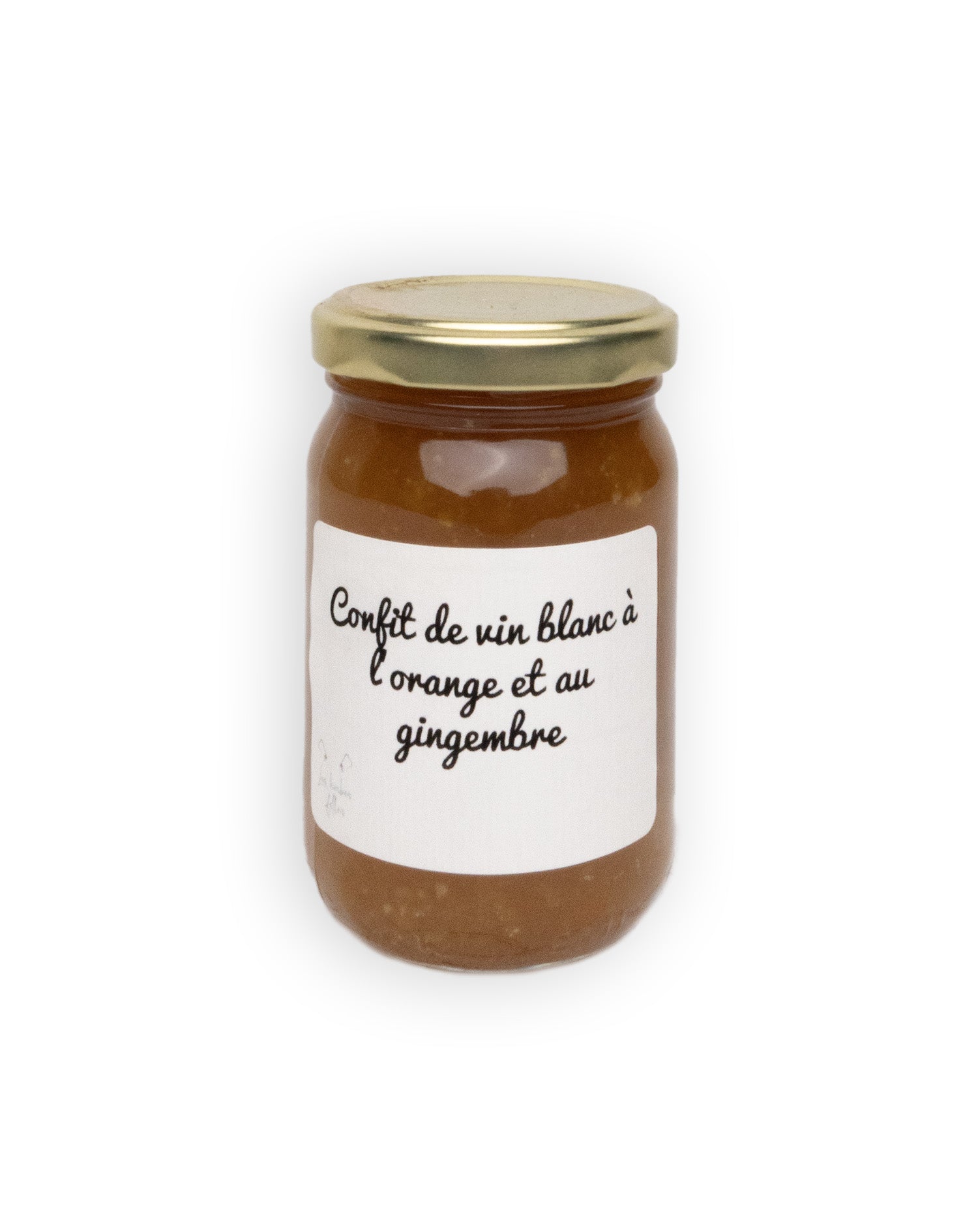 Confit de vin blanc à l'orange et au gingembre - 230g