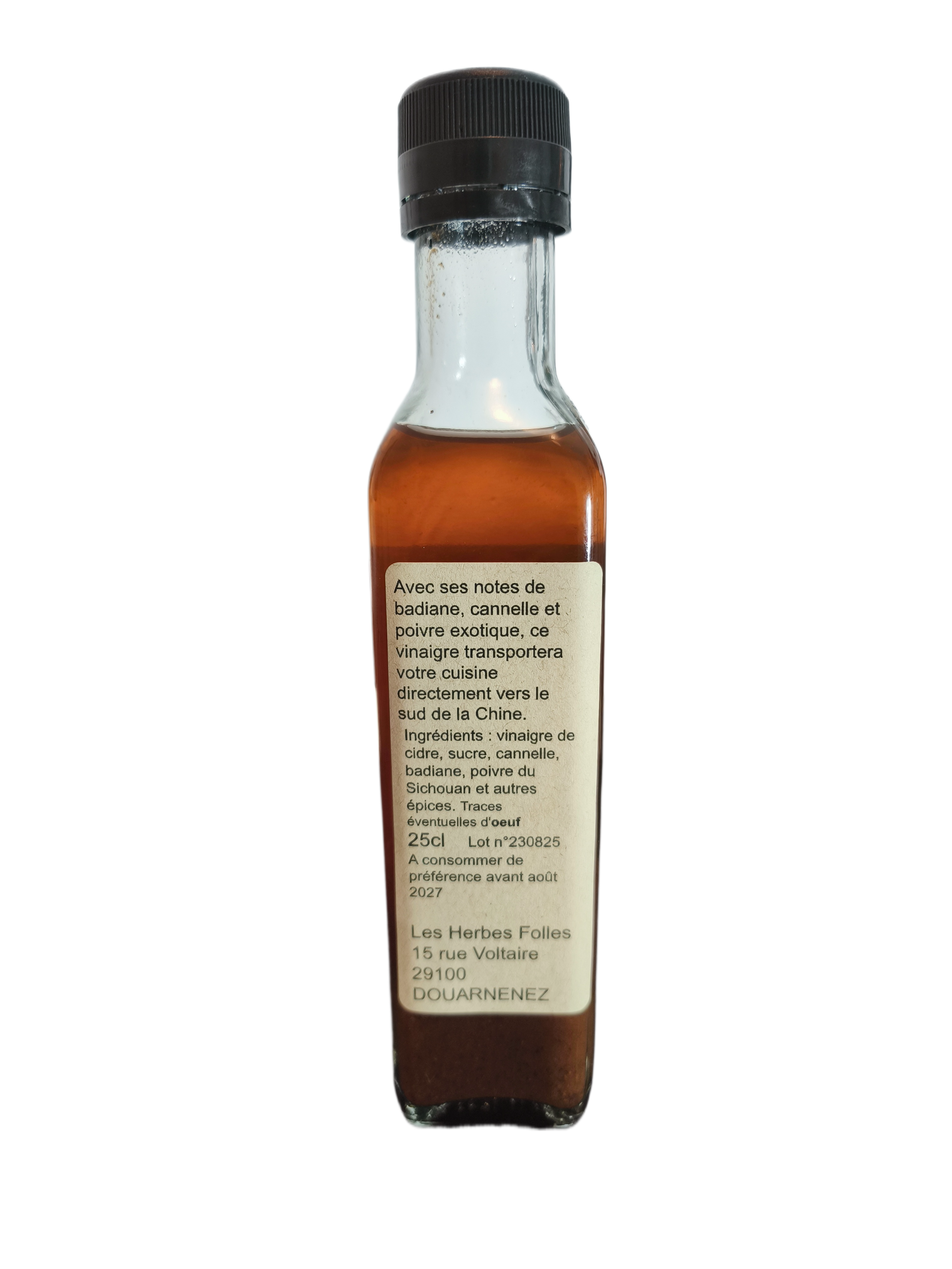 Vinaigre de cidre Breton aux saveurs du Sichuan