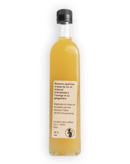 Apéritif Orange Gingembre | 50cl