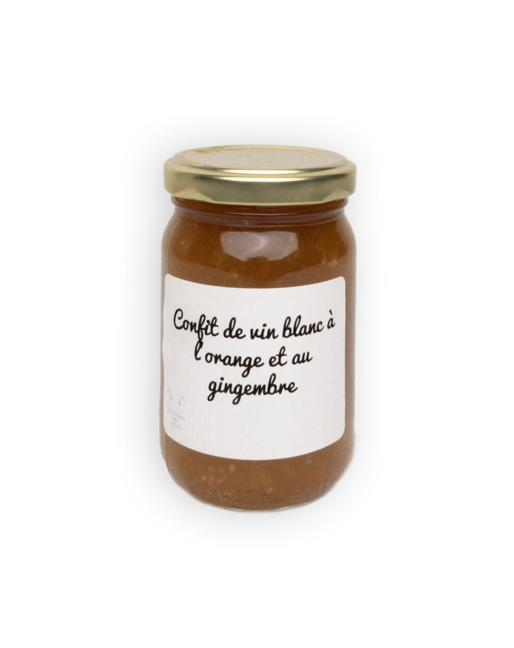 Confit de vin blanc à l'orange et au gingembre - 230g